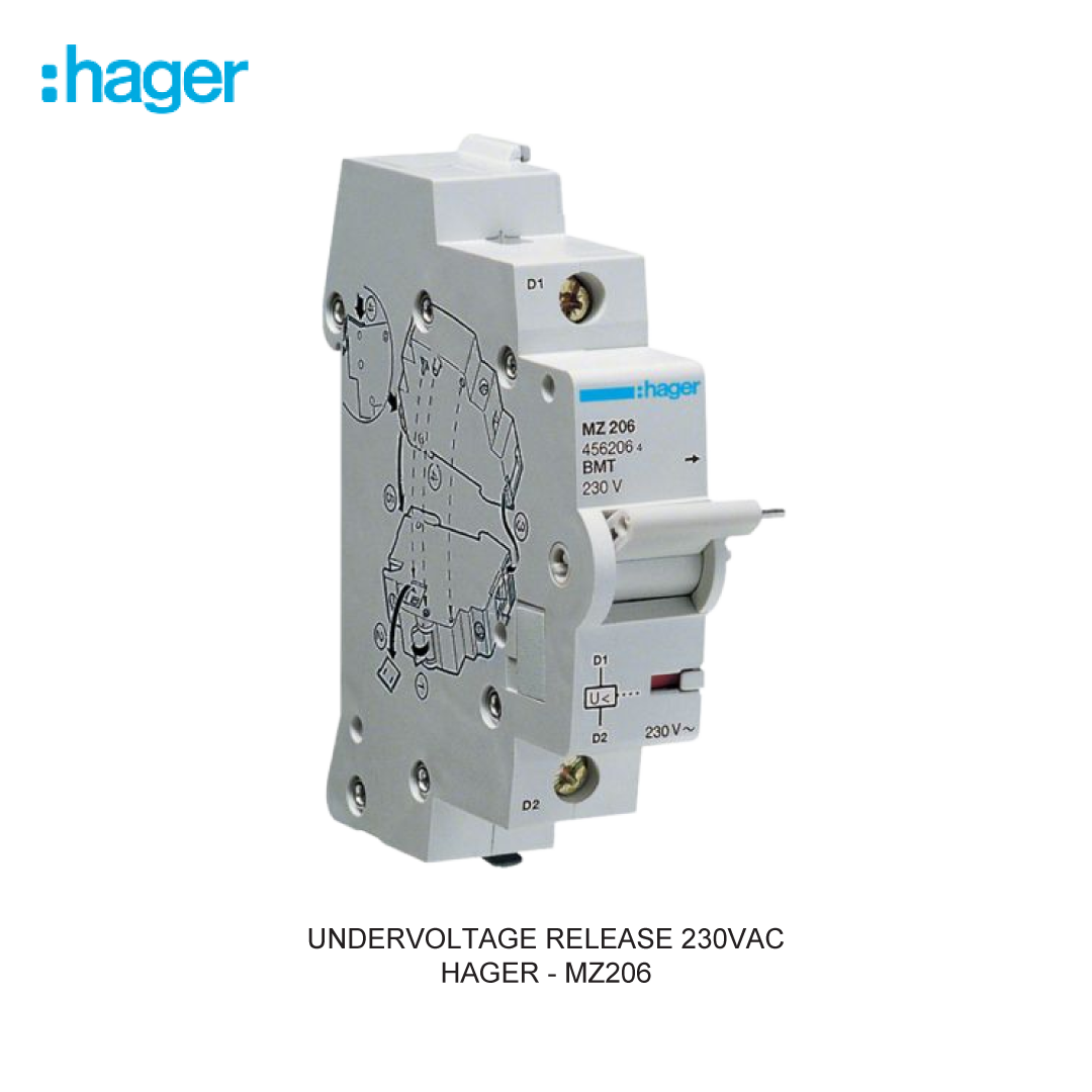 HAGER UNDERVOLTAGE RELEASE 230VAC