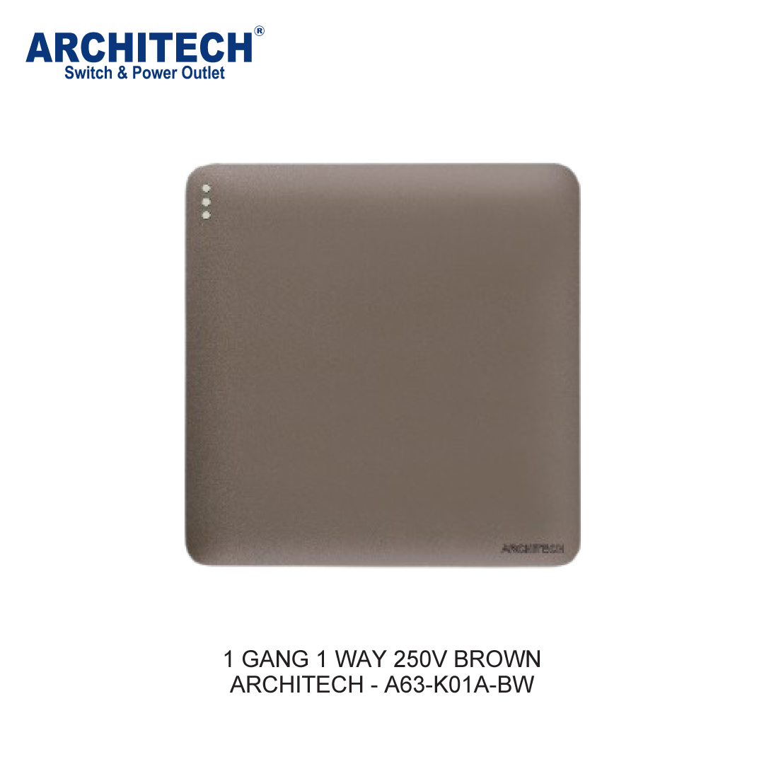 1 GANG 1 ARAH 250V COKLAT