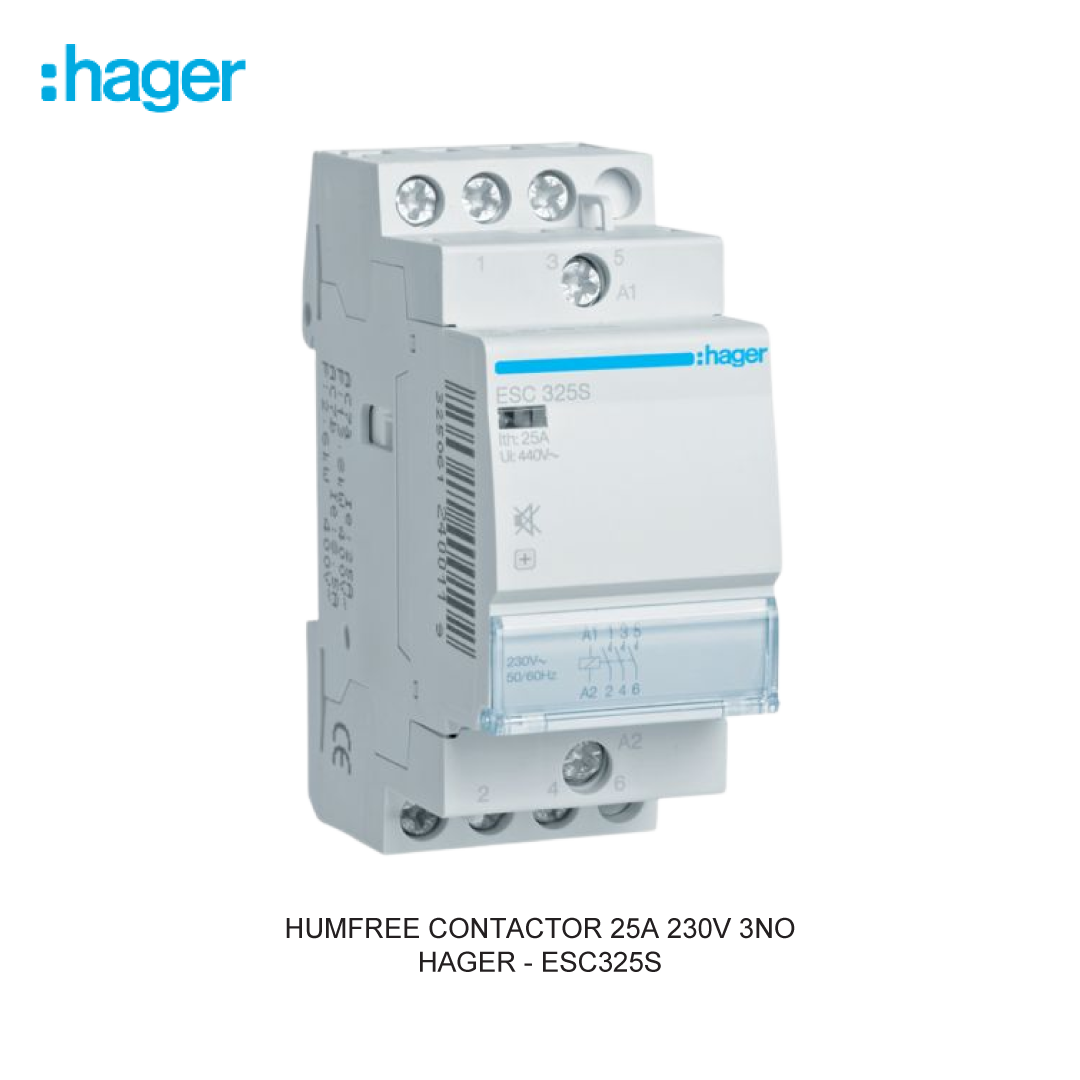HUMFREE CONTACTOR 25A 230V 3NO